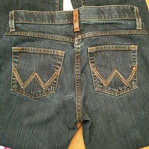 Wranglers stretch 5/6 x34 bootcut jeans